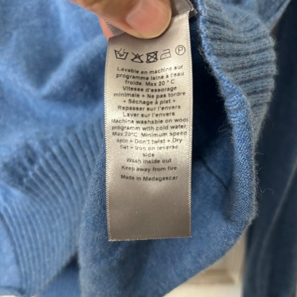 Zadig & Voltaire Brumy CP Cashmere Perforated Logo Sweater - Picture 10 of 13